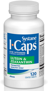 Systane Caps Eye Vitamin & Mineral Supplement, Lutein & Zeaxanthin Formula, 120 Coated Tablets