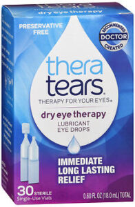 Thera Tears Dry Eye Drops Lubricant Eye Drops